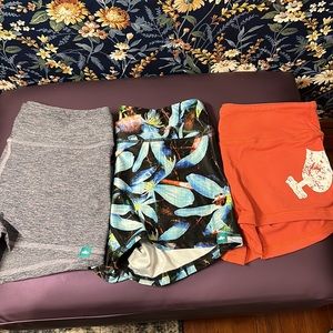 WodBottom Training Shorts- Size M- Lot of 3